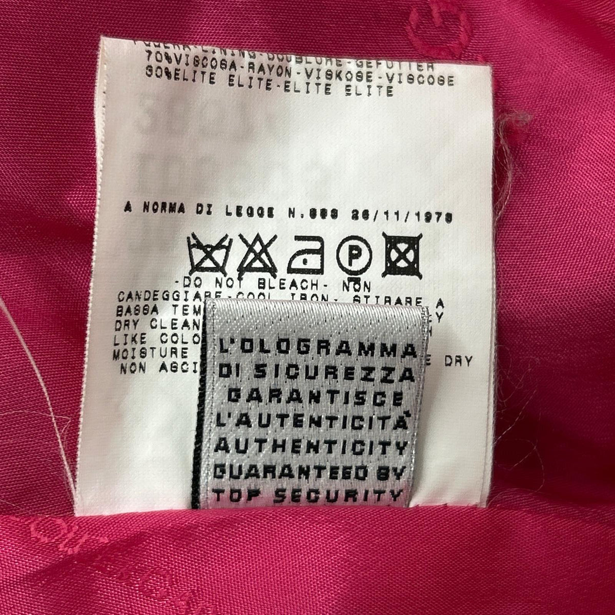 D&G Black A-line Chester coat with pink lining and back slit Coat