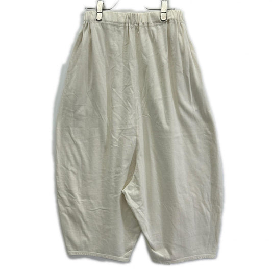 Babaghuri ババグーリ 25SS J0552UP531 アイボリー コットン カーディツイル ウエストゴム バルーンパンツ ボトムス