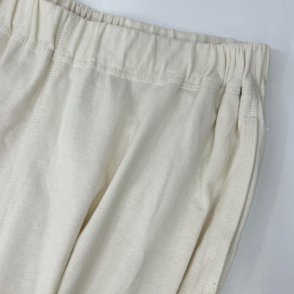Babaghuri ババグーリ 25SS J0552UP531 Ivory Cotton Carder Twill Elastic-Waist Balloon Pants Bottoms
