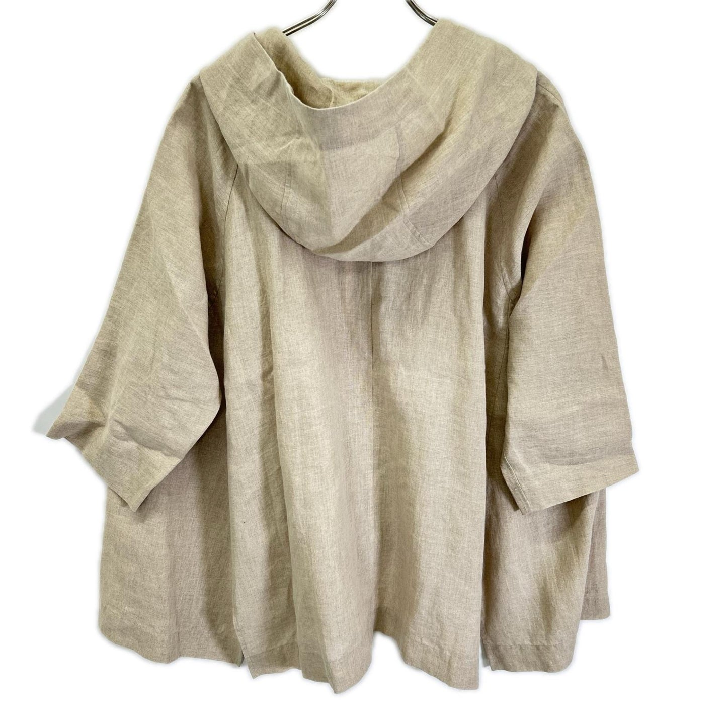 Babaghuri ババグーリ 26SS J0561FJ212 ベージュ リネン平フード付きジャケット トップス