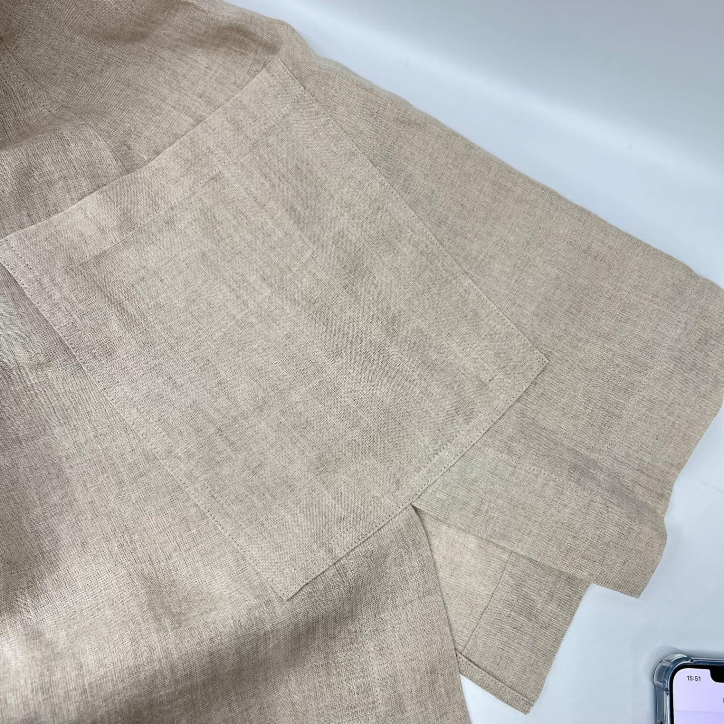 Babaghuri ババグーリ 26SS J0561FJ212 ベージュ リネン平フード付きジャケット トップス