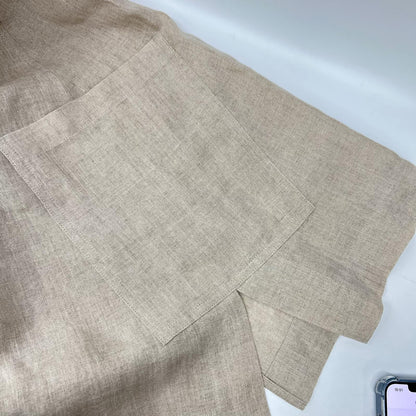 Babaghuri ババグーリ 26SS J0561FJ212 ベージュ リネン平フード付きジャケット トップス