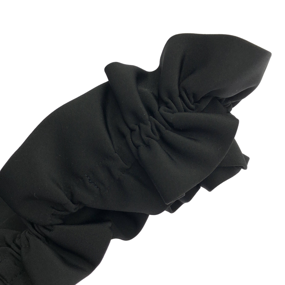 UNITED ARROWS ユナイテッドアローズ ブラック LIGHT PONGY フリル ノースリーブワンピース トップス