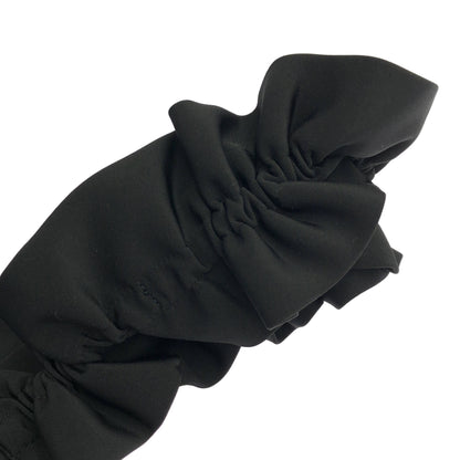 UNITED ARROWS ユナイテッドアローズ ブラック LIGHT PONGY フリル ノースリーブワンピース トップス
