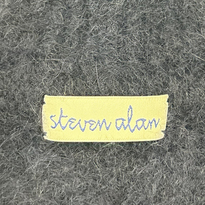 steven alan スティーブンアラン ネイビー ラクーン ウール ノースリーブ セーター トップス