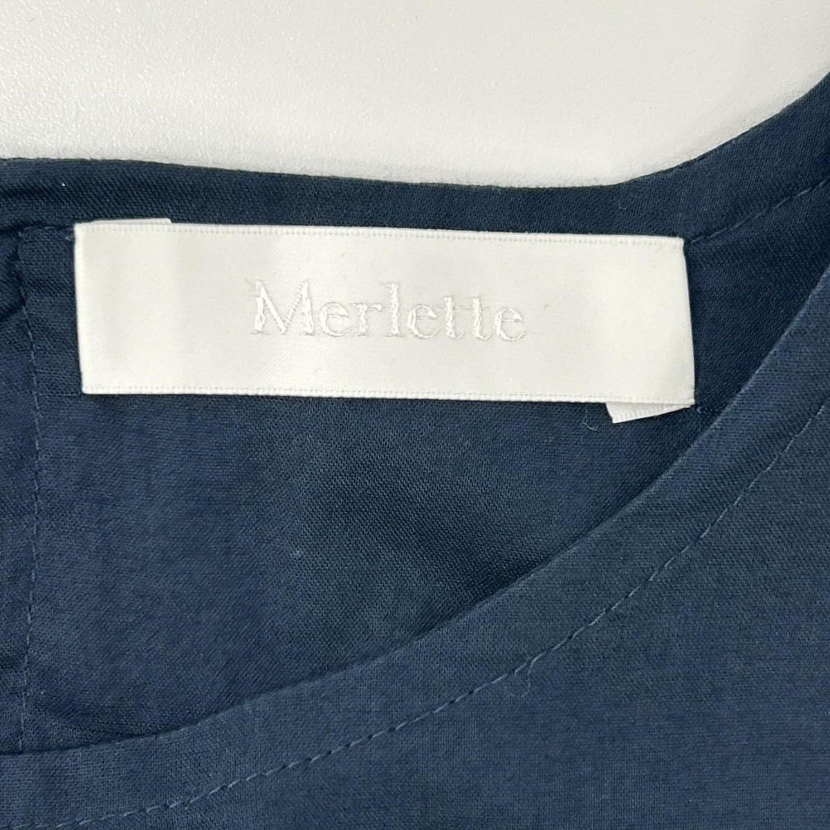 MERLETTE マーレット 9910300019 Navy ESSAOUIRA/Essaouira Gathered Dress Dress