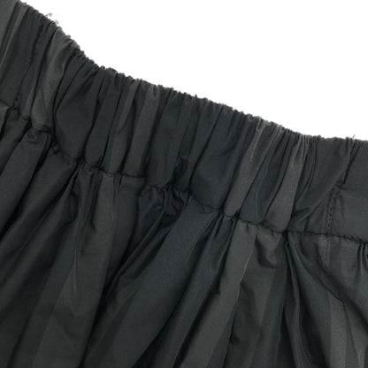 UNITED ARROWS ユナイテッドアローズ ブラック チャック柄 タフタ フレアスカート ボトムス