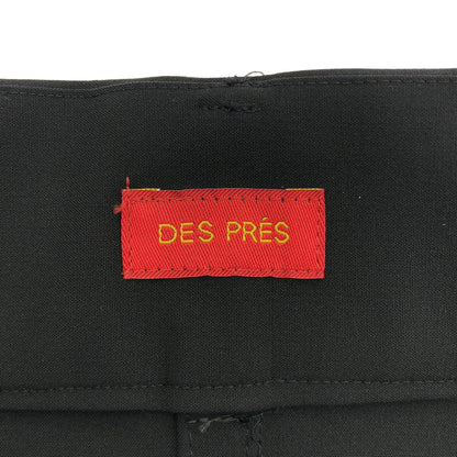 DES PRES デプレ ブラック ウールストレッチ ラウンドヘムスカート ボトムス