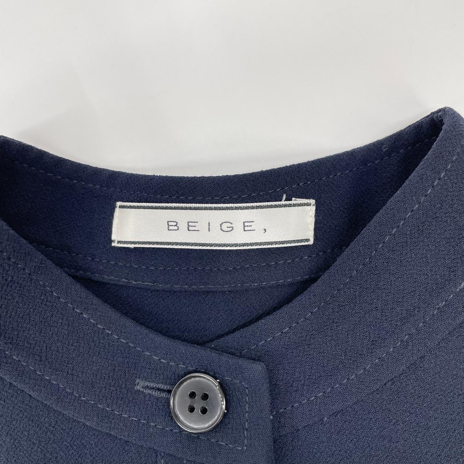 BEIGE ベイジ 24年製 ロングスリーブ ボタンシャツ ワンピース ワンピース