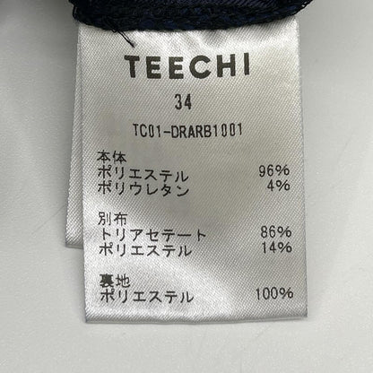 TEECHI ティーチ ブラック 素材切り替え ギミー ジャンプスーツ スーツ セットアップ