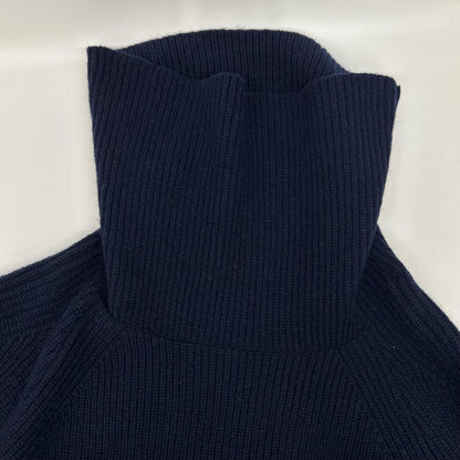 sacai サカイ 23年製 SCW-109 ブルー×ホワイト シャツ ニット ドッキング ワンピース ワンピース