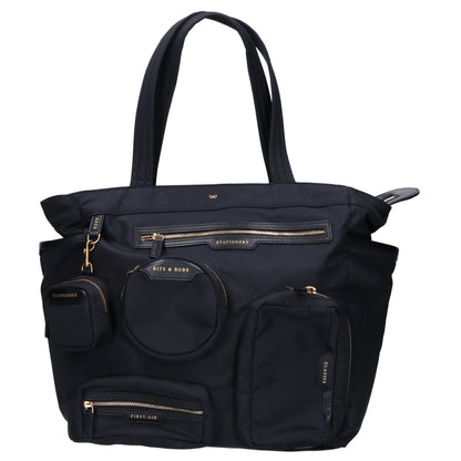 Anya Hindmarch アニヤ ハインドマーチ Labelledシリーズ エコナイロン Commuter Tote コミューター トートバッグ