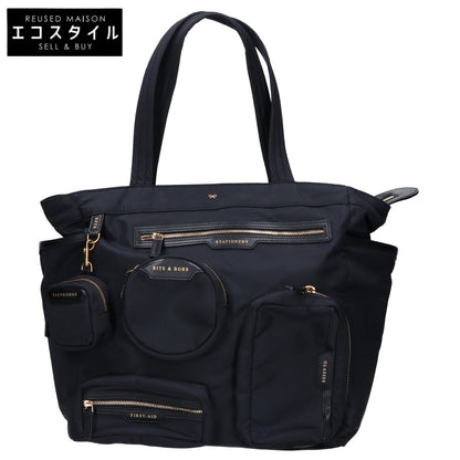 Anya Hindmarch アニヤ ハインドマーチ Labelledシリーズ エコナイロン Commuter Tote コミューター トートバッグ