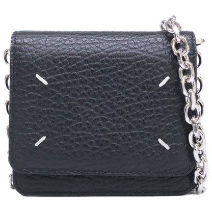 Maison margiela メゾンマルジェラ 【美品】11 SA3UI0009 P4455 T8013 4ステッチ チェーンウォレット ショルダーバッグ