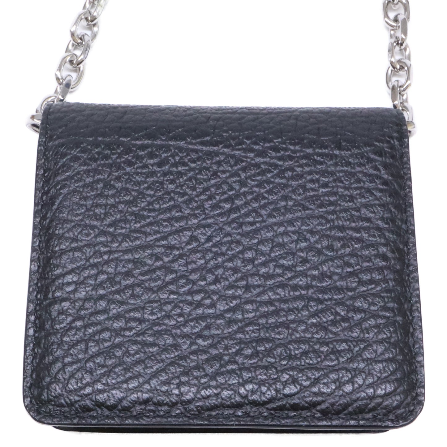 Maison margiela メゾンマルジェラ 【美品】11 SA3UI0009 P4455 T8013 4ステッチ チェーンウォレット ショルダーバッグ