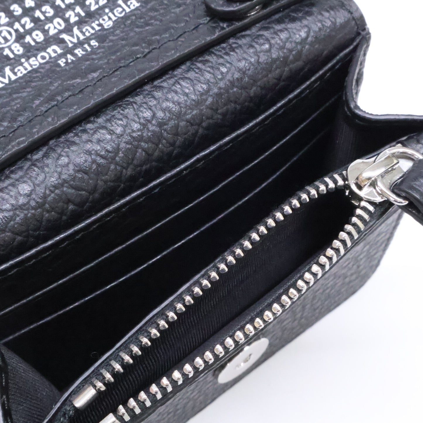 Maison margiela メゾンマルジェラ 【美品】11 SA3UI0009 P4455 T8013 4ステッチ チェーンウォレット ショルダーバッグ