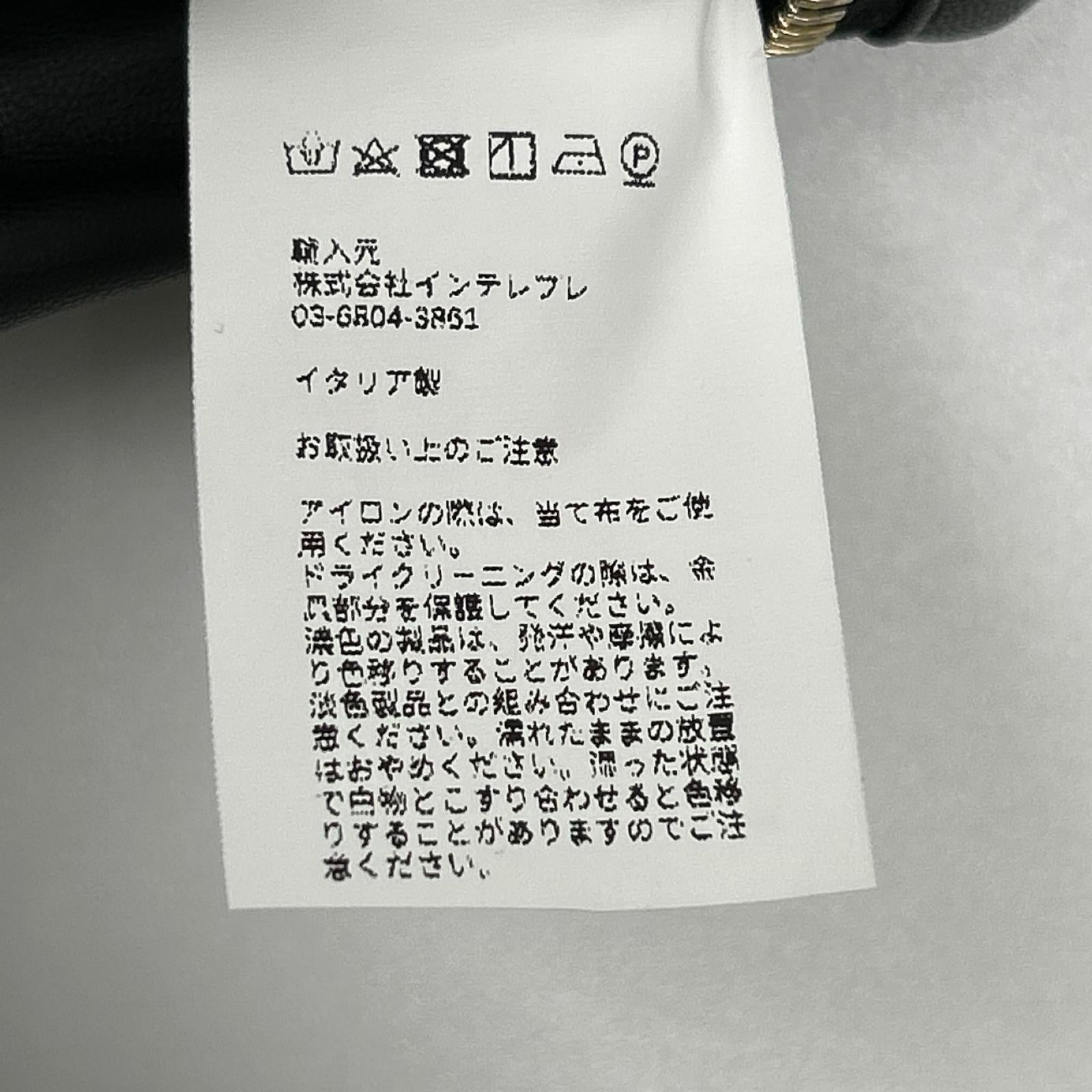 EMMETI エンメティー 【BR別注】ブラック TECH02 JURI ウォッシャブルテックレザー ゴールド金具 シングルライダース ジャケット ジャケット