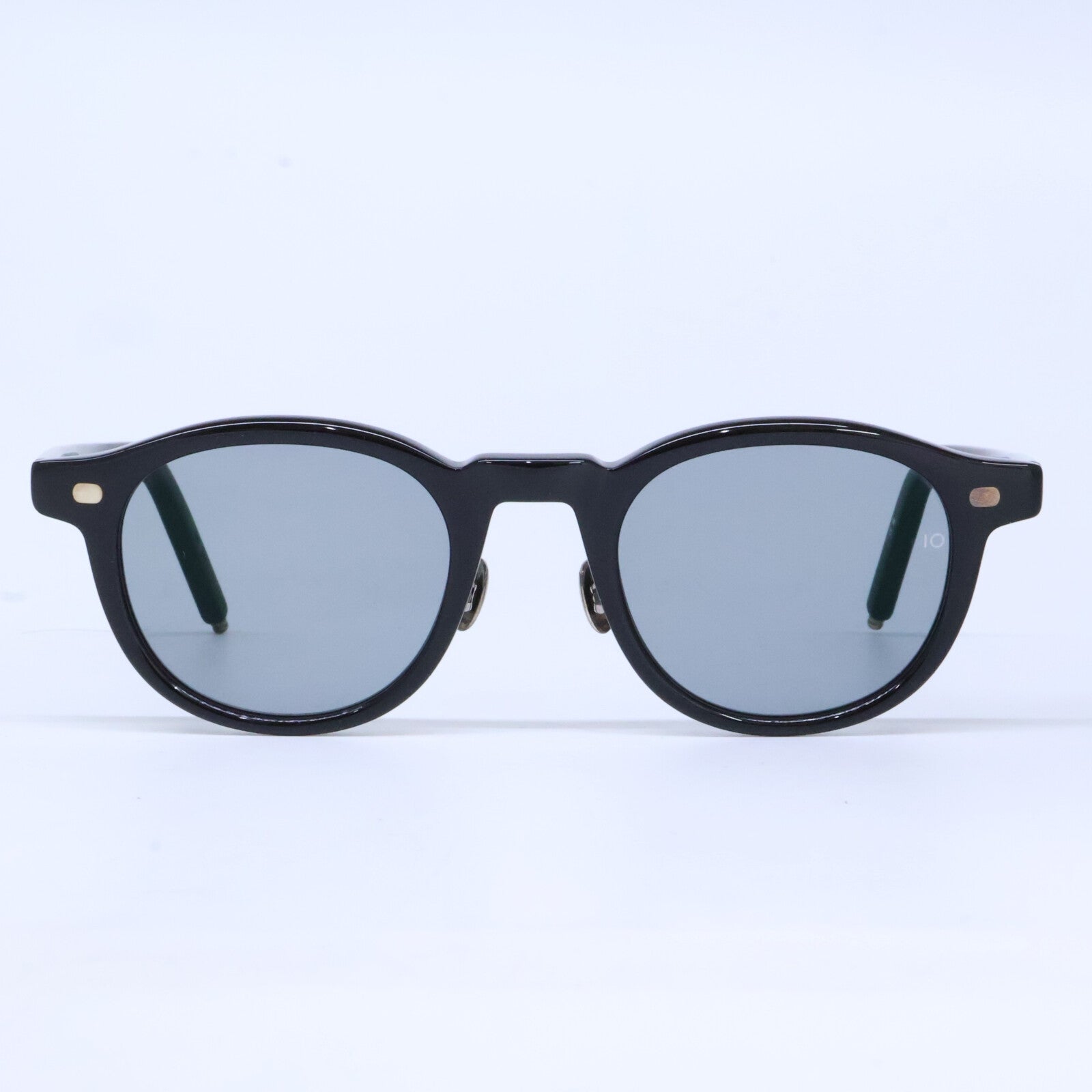 10eyevan テンアイヴァン 【美品】no.1 III FR(49) c.1002S セルロイド ウェリントンシェイプ サングラス