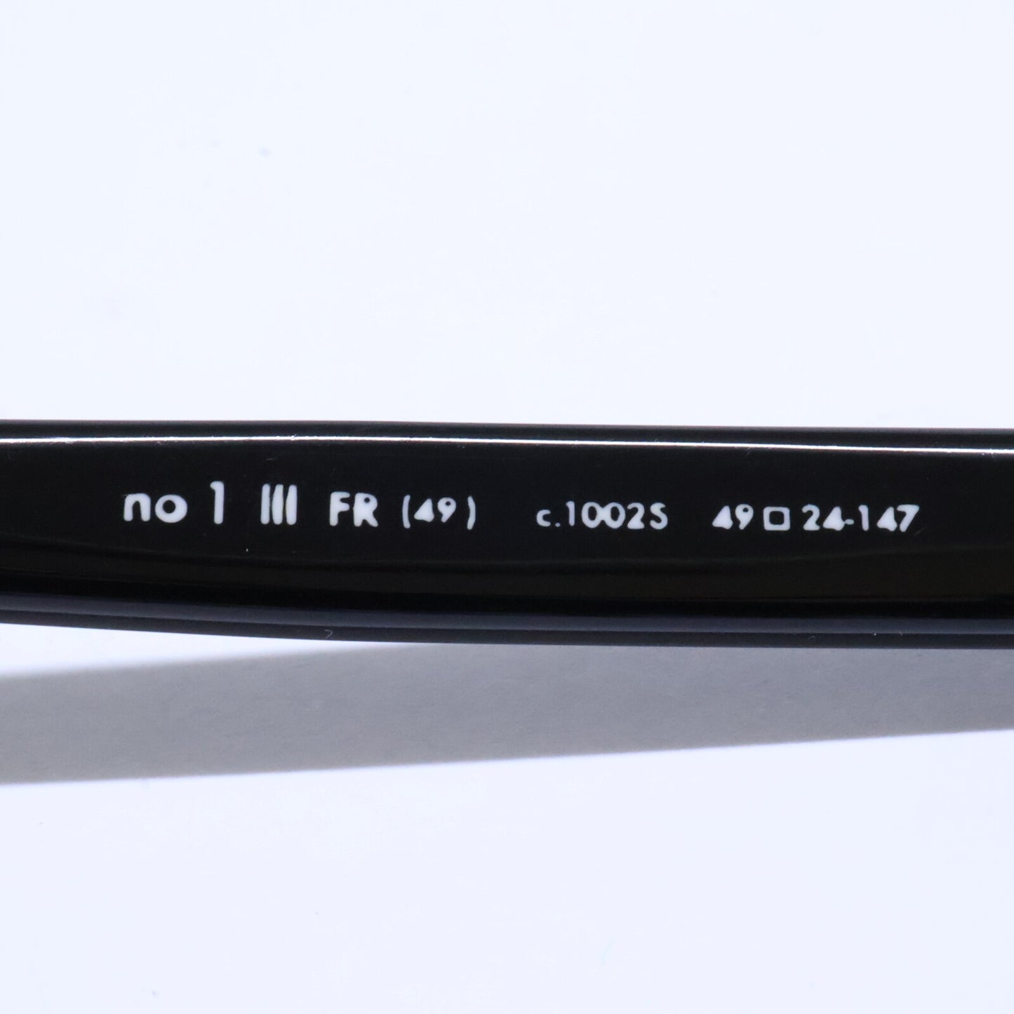 10eyevan テンアイヴァン 【美品】no.1 III FR(49) c.1002S セルロイド ウェリントンシェイプ サングラス