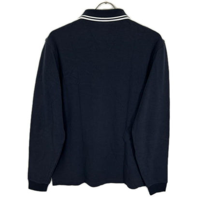 FRED PERRY フレッドペリー M3636 ネイビー コットン ホワイトティップライン 長袖 ポロシャツ トップス