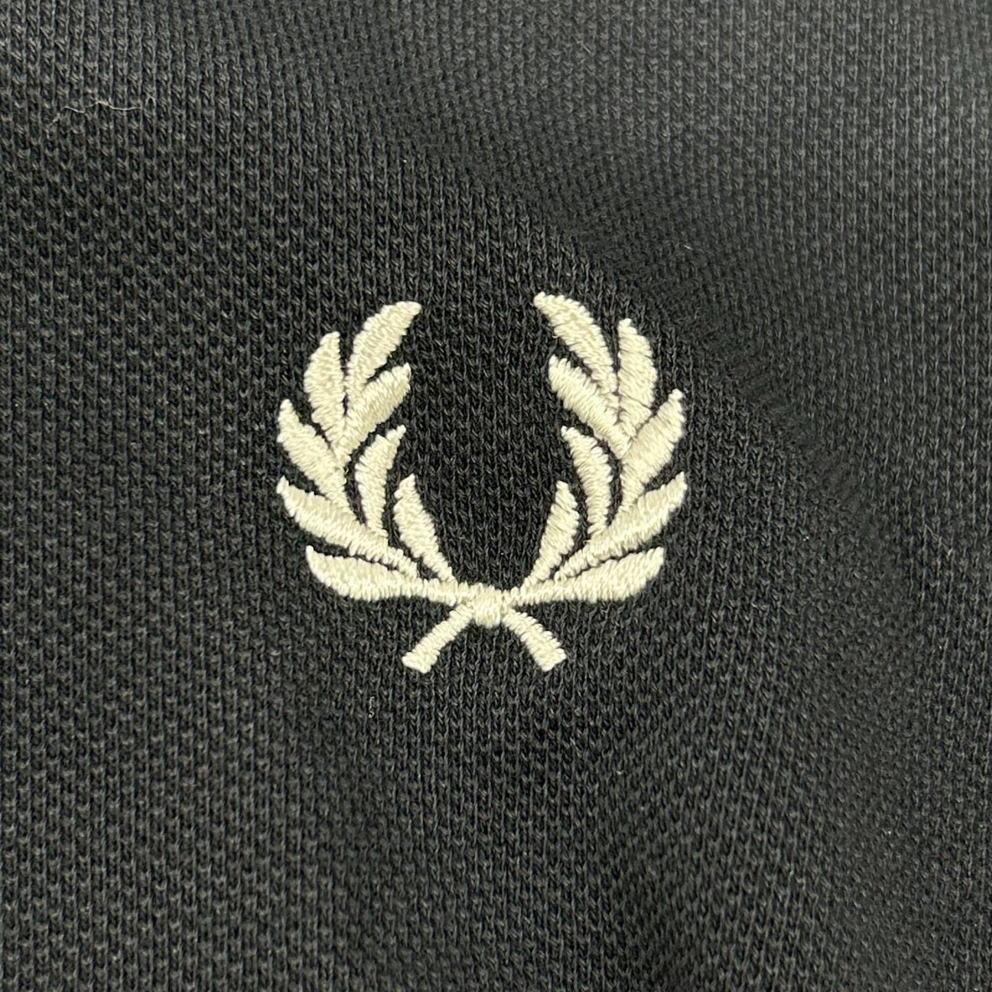 FRED PERRY フレッドペリー M3636 ネイビー コットン ホワイトティップライン 長袖 ポロシャツ トップス