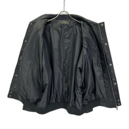 CLEL クレイル ブラック ヴィンテージ加工 フルジップ ブルゾン ジャケット