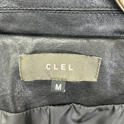 CLEL クレイル ブラック ヴィンテージ加工 フルジップ ブルゾン ジャケット