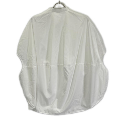 ENFOLD エンフォルド 26SS 300JS230-3621 White Broadcloth Cotton Asymmetrical GLOBE PULLOVER Top