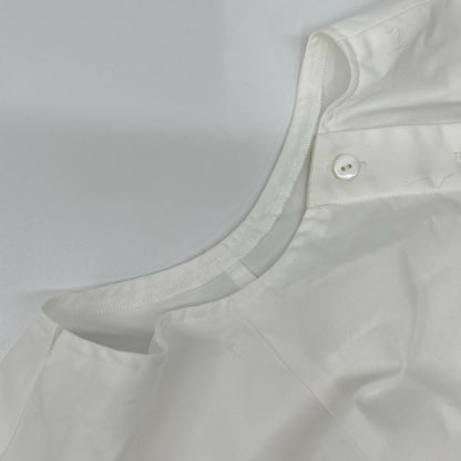 ENFOLD エンフォルド 26SS 300JS230-3621 White Broadcloth Cotton Asymmetrical GLOBE PULLOVER Top