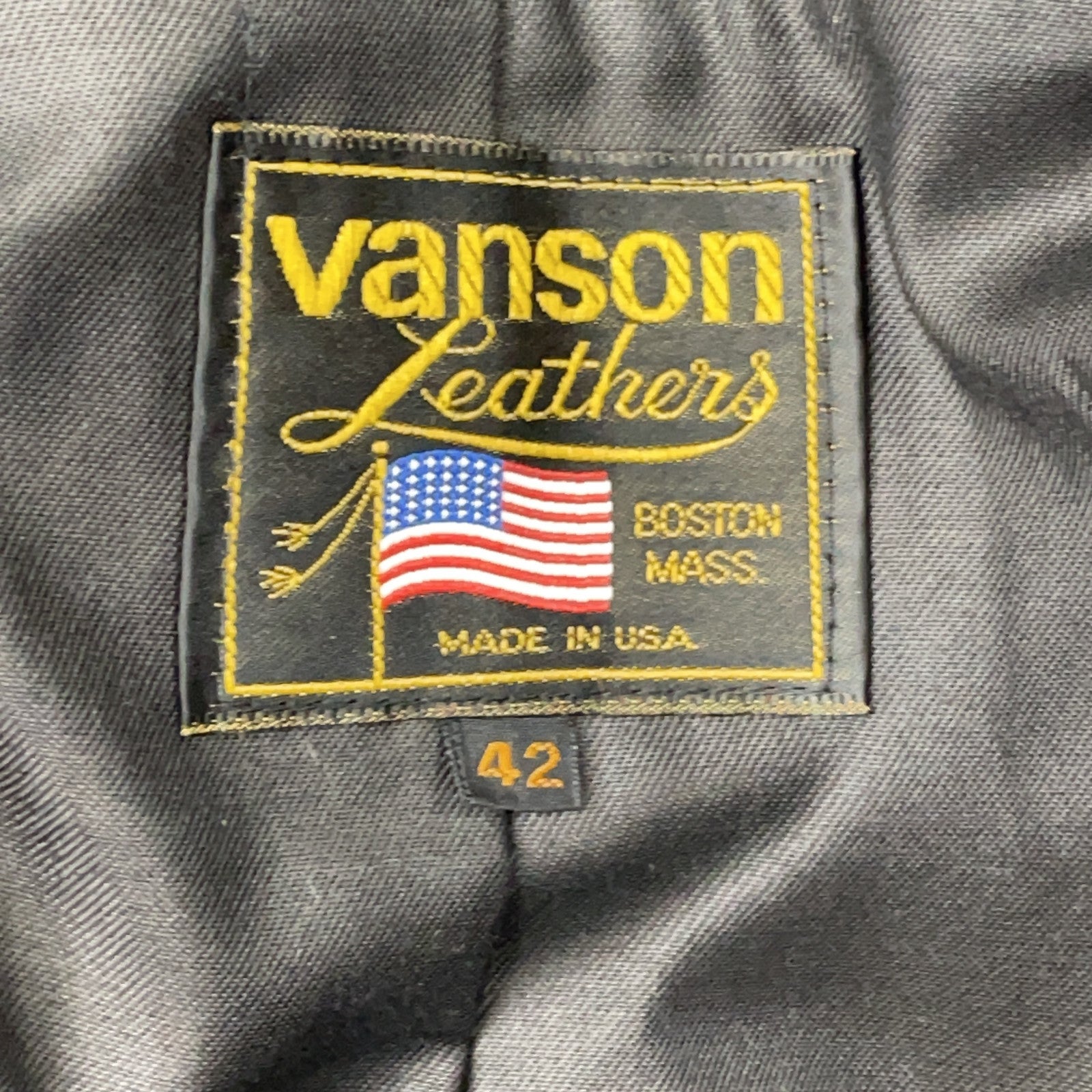 VANSON バンソン ブラック レザー USA製 ドミネーター ダブルライダースジャケット ジャケット