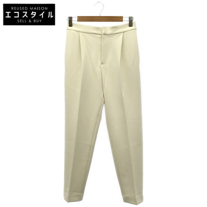 UNITED ARROWS ユナイテッドアローズ オフホワイト SPONGY タック テーパードパンツ ボトムス