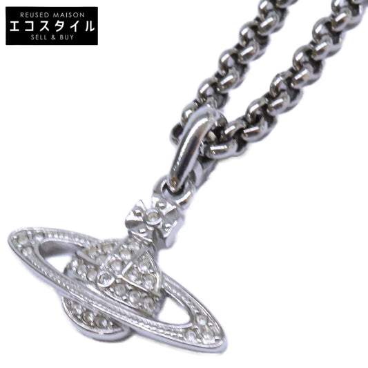 VivienneWestwood ヴィヴィアンウエストウッド オーブ ラインストーン チェーン ネックレス