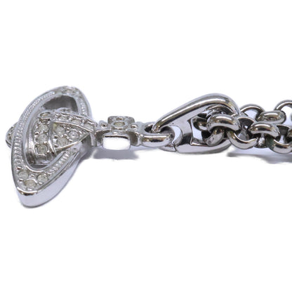 VivienneWestwood ヴィヴィアンウエストウッド オーブ ラインストーン チェーン ネックレス