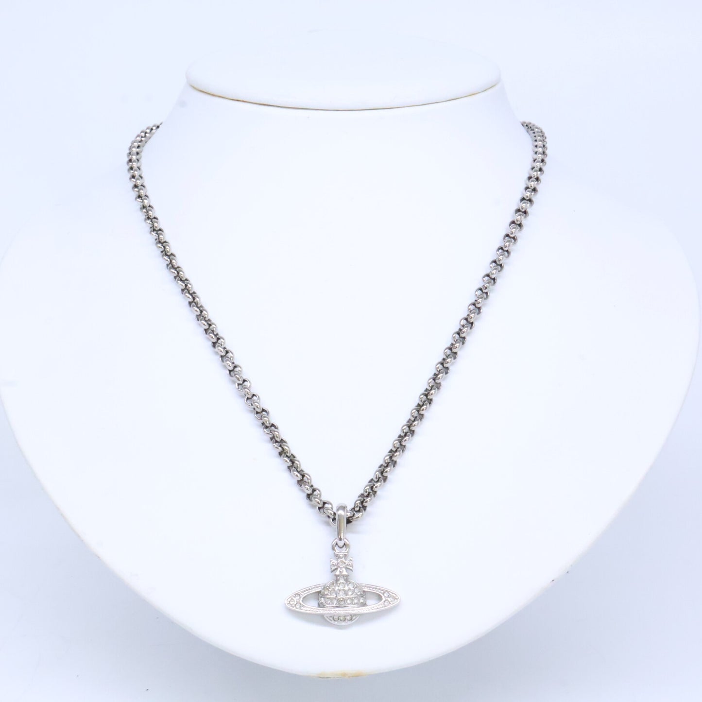 VivienneWestwood ヴィヴィアンウエストウッド オーブ ラインストーン チェーン ネックレス