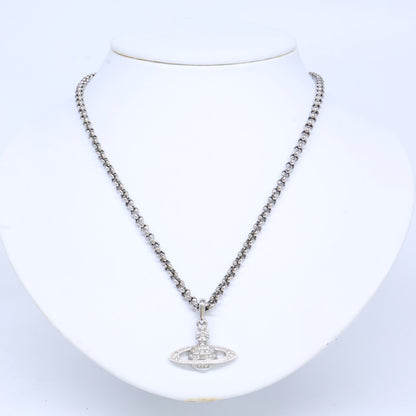 VivienneWestwood ヴィヴィアンウエストウッド オーブ ラインストーン チェーン ネックレス