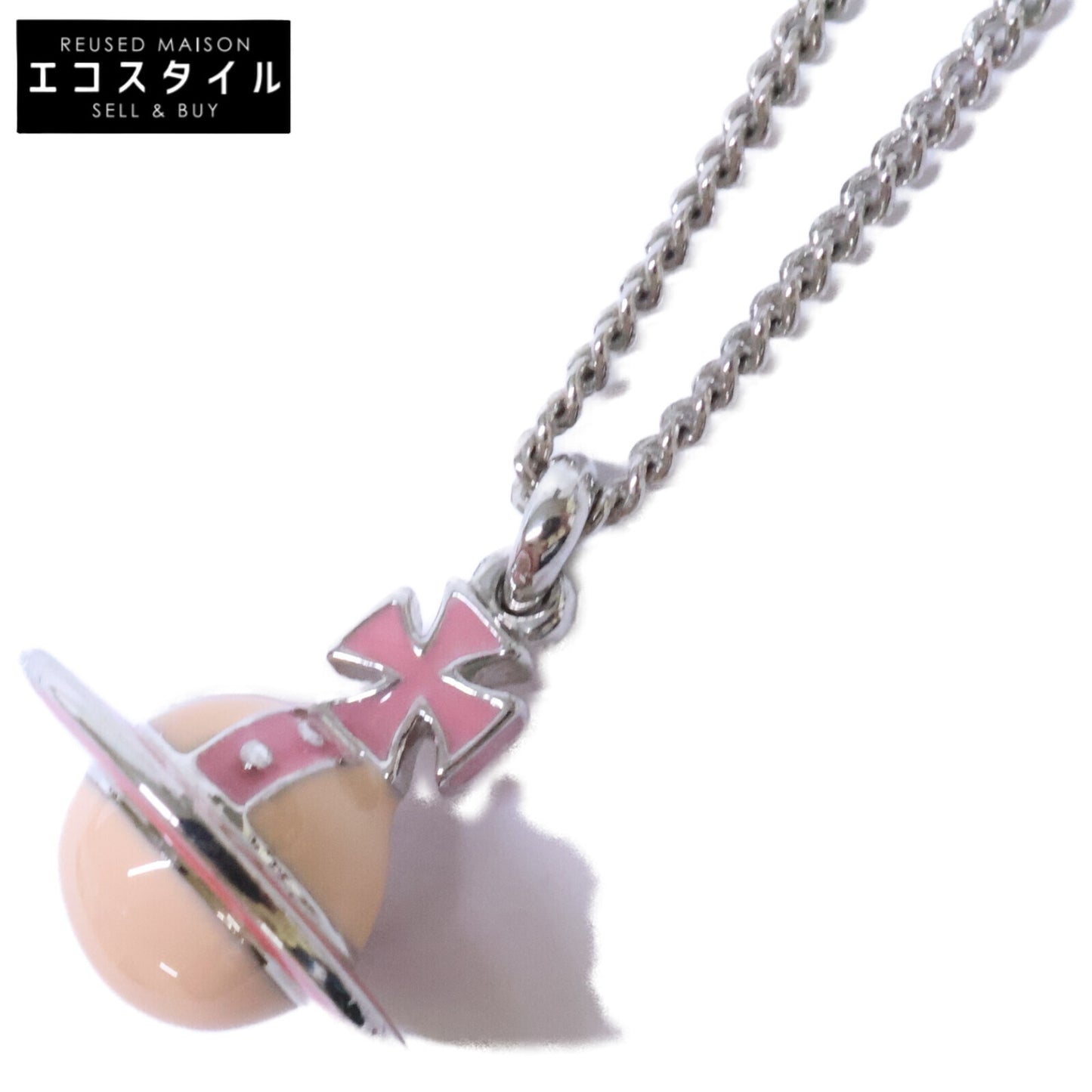 VivienneWestwood ヴィヴィアンウエストウッド 【美品】プチオーブ チェーン ネックレス