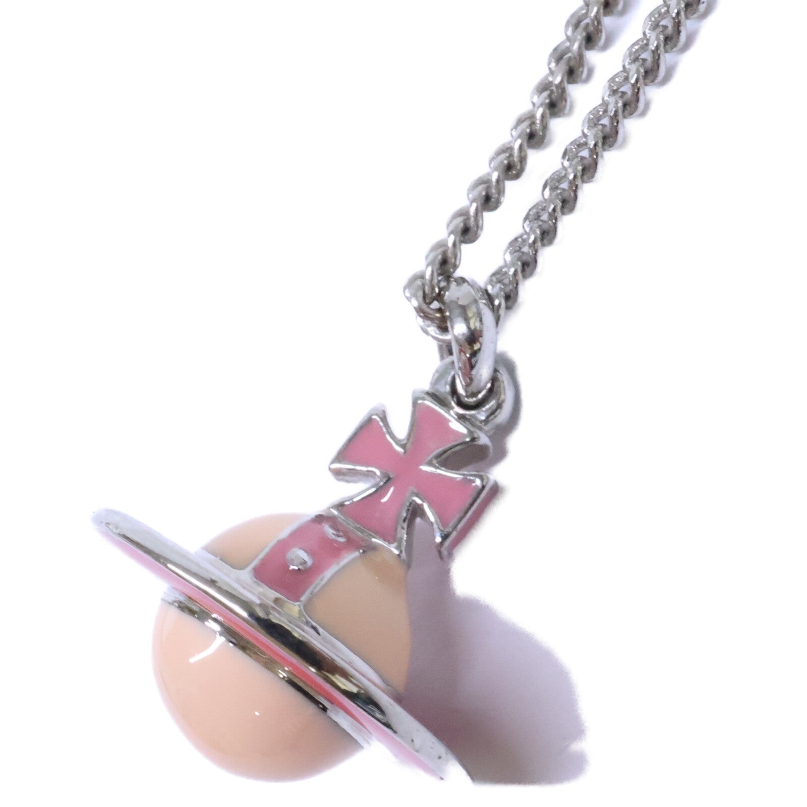 VivienneWestwood ヴィヴィアンウエストウッド 【美品】プチオーブ チェーン ネックレス
