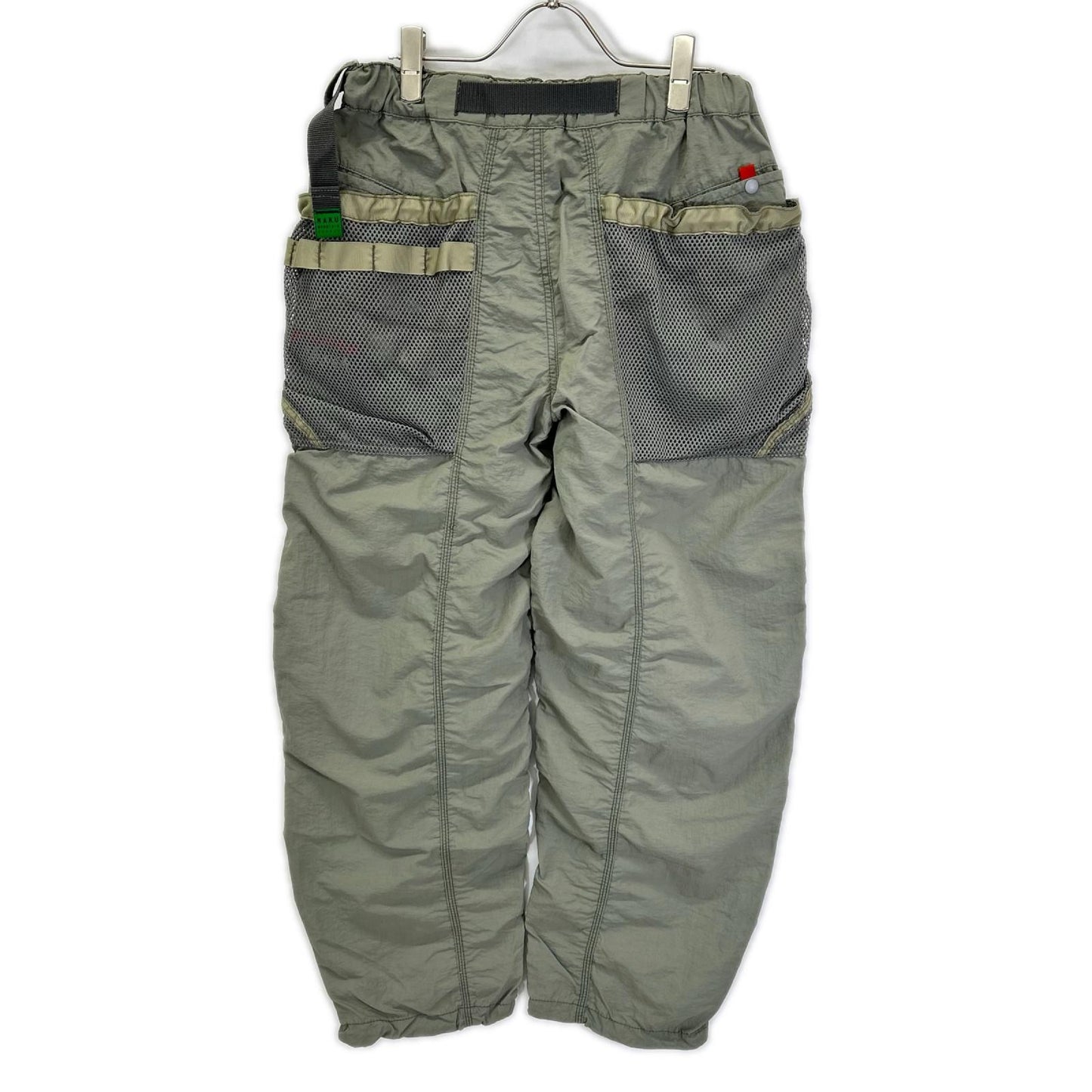 NANGA ナンガ 【×H.A.K.U】カーキ メッシュポケット BIKU TROUSERS ボトムス