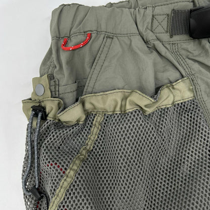 NANGA ナンガ 【×H.A.K.U】カーキ メッシュポケット BIKU TROUSERS ボトムス