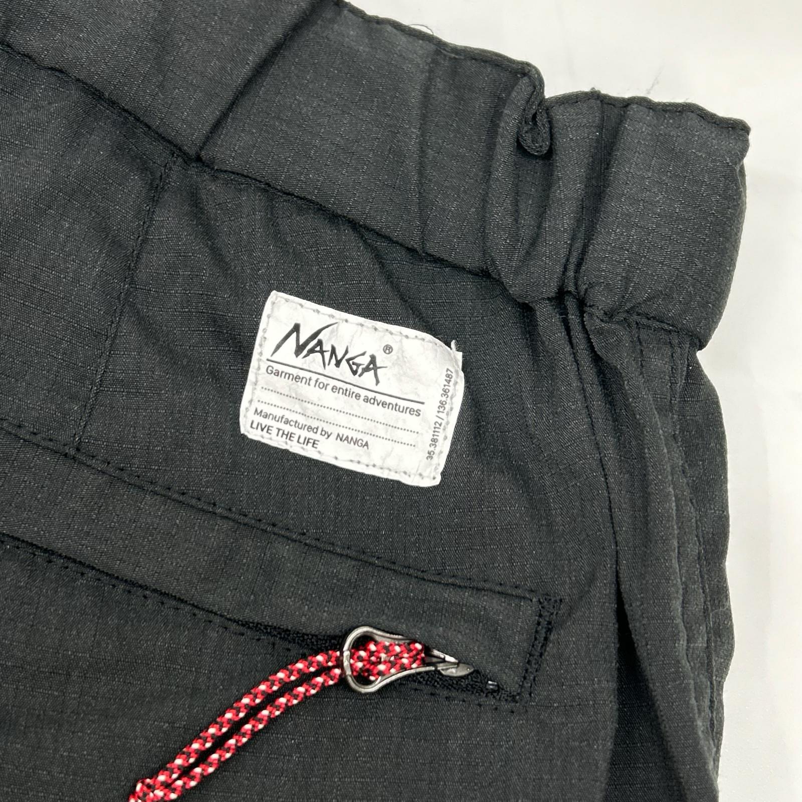 NANGA ナンガ N2600-1D501A ブラック ヒノック リップストップ フィールド カーゴパンツ ボトムス