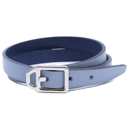 HERMES エルメス 【美品】C刻印 レザー ドゥブルトゥール ブレスレット