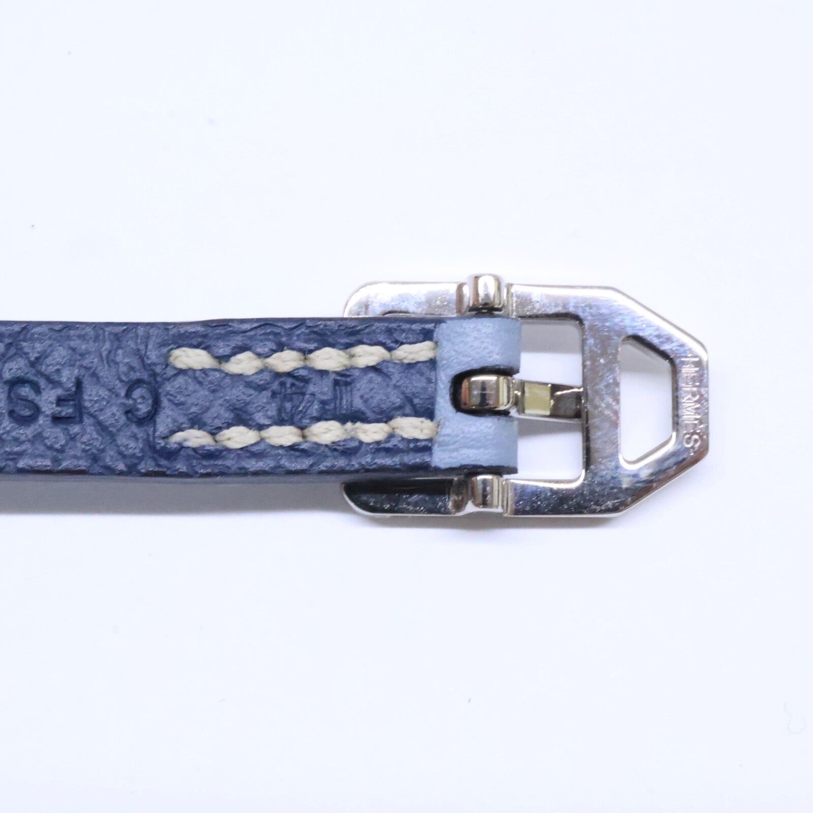 HERMES エルメス 【美品】C刻印 レザー ドゥブルトゥール ブレスレット
