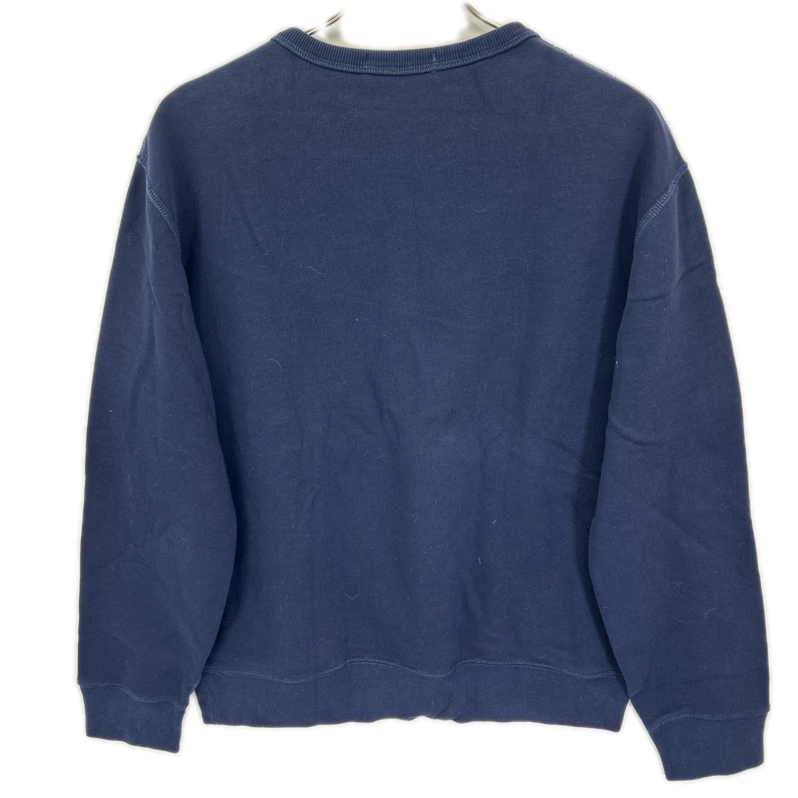 POLObyRalphLauren ポロラルフローレン ネイビー×イエロー Vガゼット クルーネック スウェット トップス
