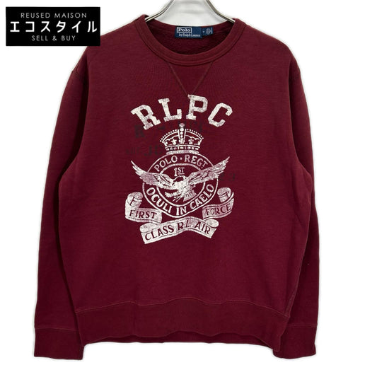 POLObyRalphLauren ポロラルフローレン レッド RLPC Vガゼット クルーネック スウェット トップス