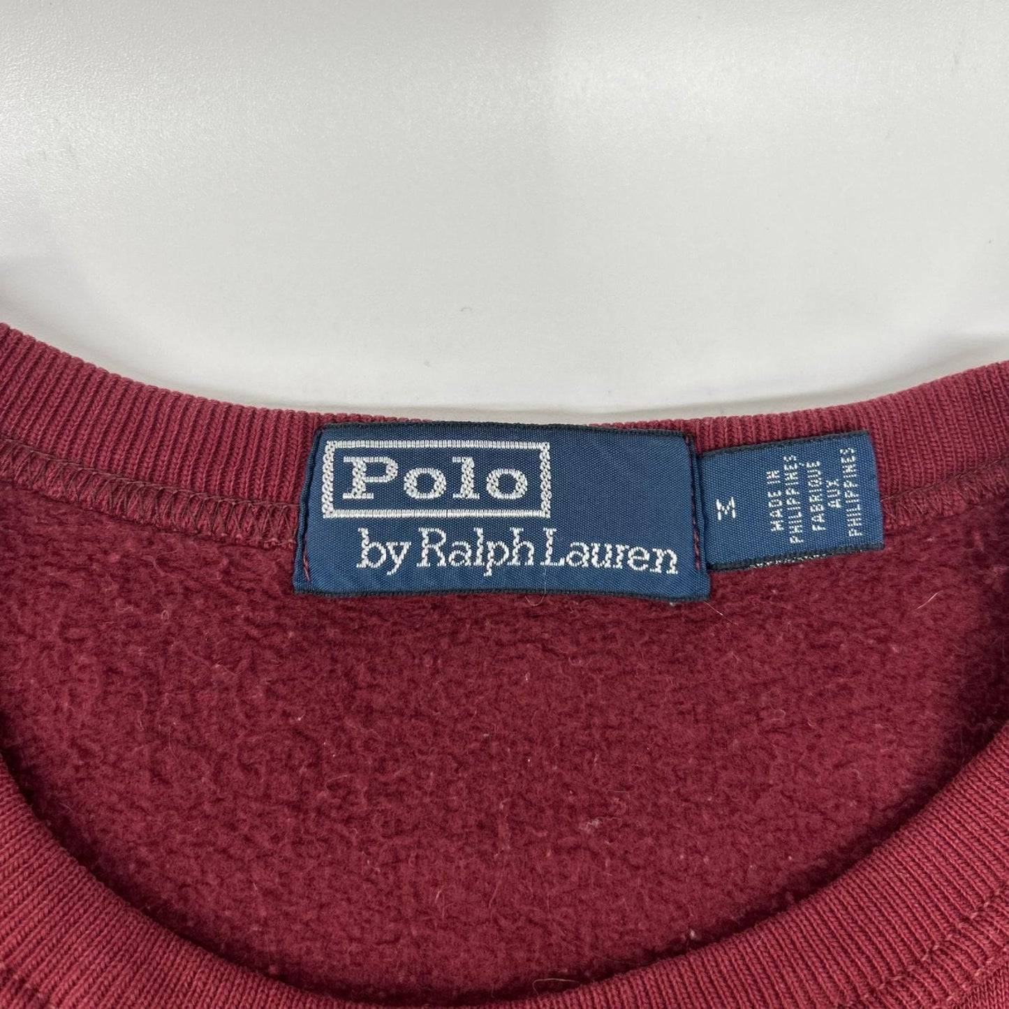 POLObyRalphLauren ポロラルフローレン レッド RLPC Vガゼット クルーネック スウェット トップス
