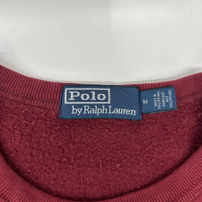 POLObyRalphLauren ポロラルフローレン レッド RLPC Vガゼット クルーネック スウェット トップス