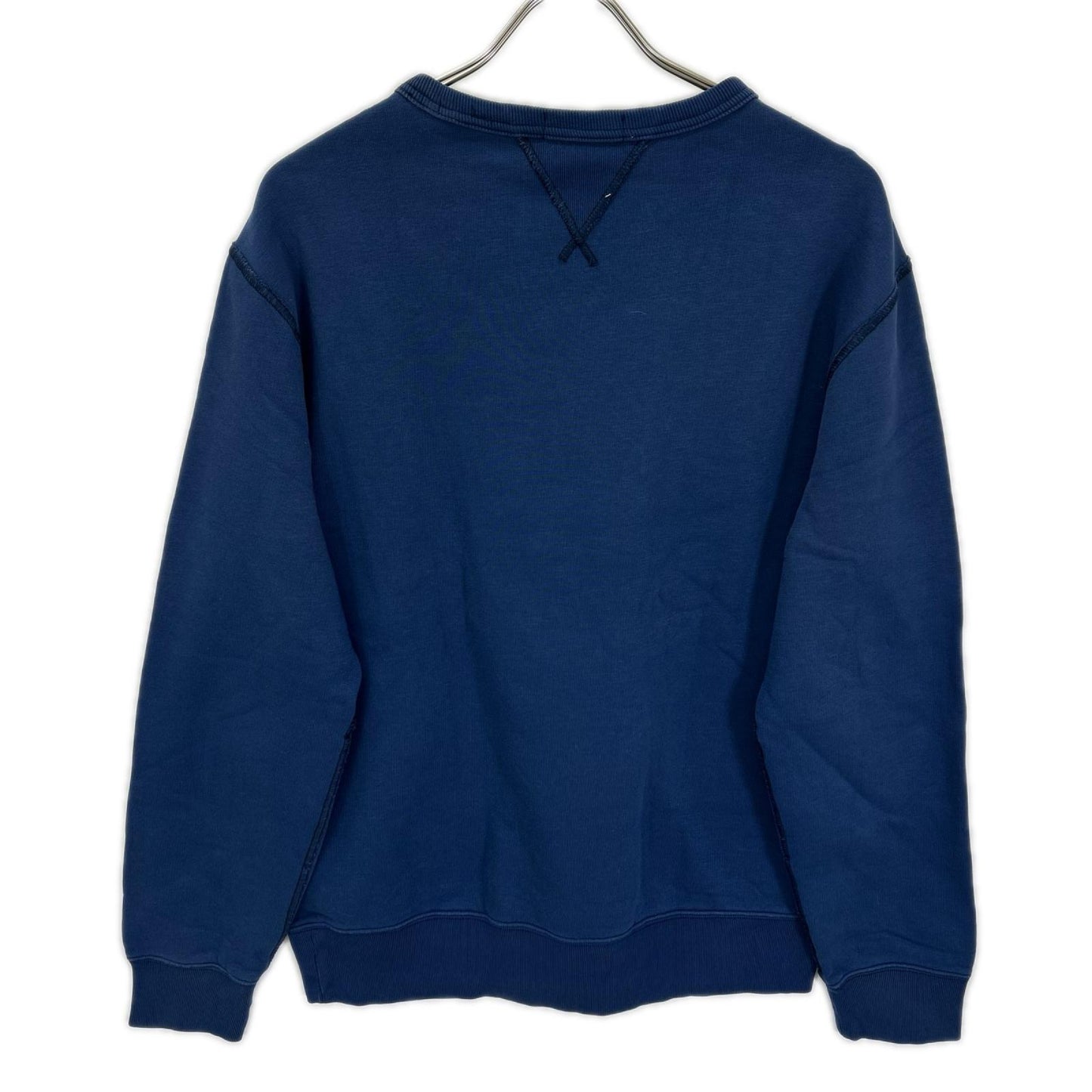 POLObyRalphLauren ポロラルフローレン ブルー RL スレチックディビジョンロゴ Vガゼット クルーネック スウェット トップス