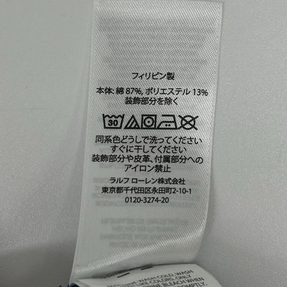 POLObyRalphLauren ポロラルフローレン ブルー RL スレチックディビジョンロゴ Vガゼット クルーネック スウェット トップス