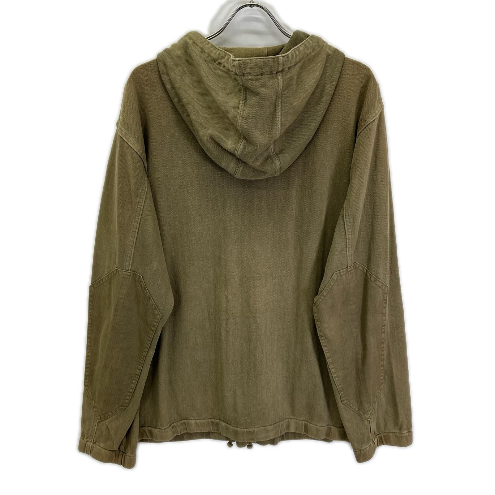 RRL ダブルアールエル 782733388001 カーキ ジャガードニット ポップオーバー アノラック ジャケット