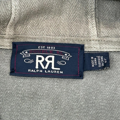 RRL ダブルアールエル 782733388001 カーキ ジャガードニット ポップオーバー アノラック ジャケット